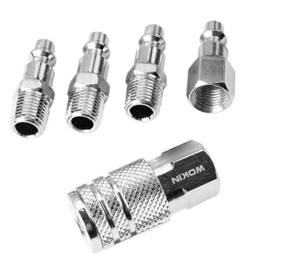 5PCS-STEEL-COUPLER-CONNECTOR-KIT