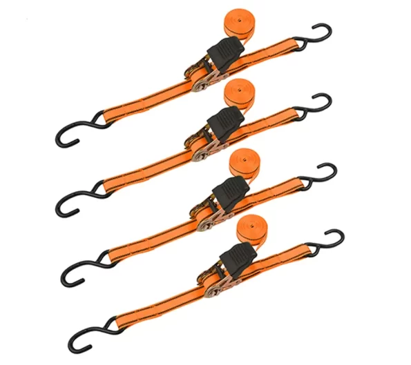 4Pcs Ratchet Tie Down Set(Industrial)